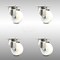 Service Caster 3 Inch 316SS Nylon Wheel Swivel Top Plate Caster Set SCC-SS31620S314-NYS-4 - alternate 1